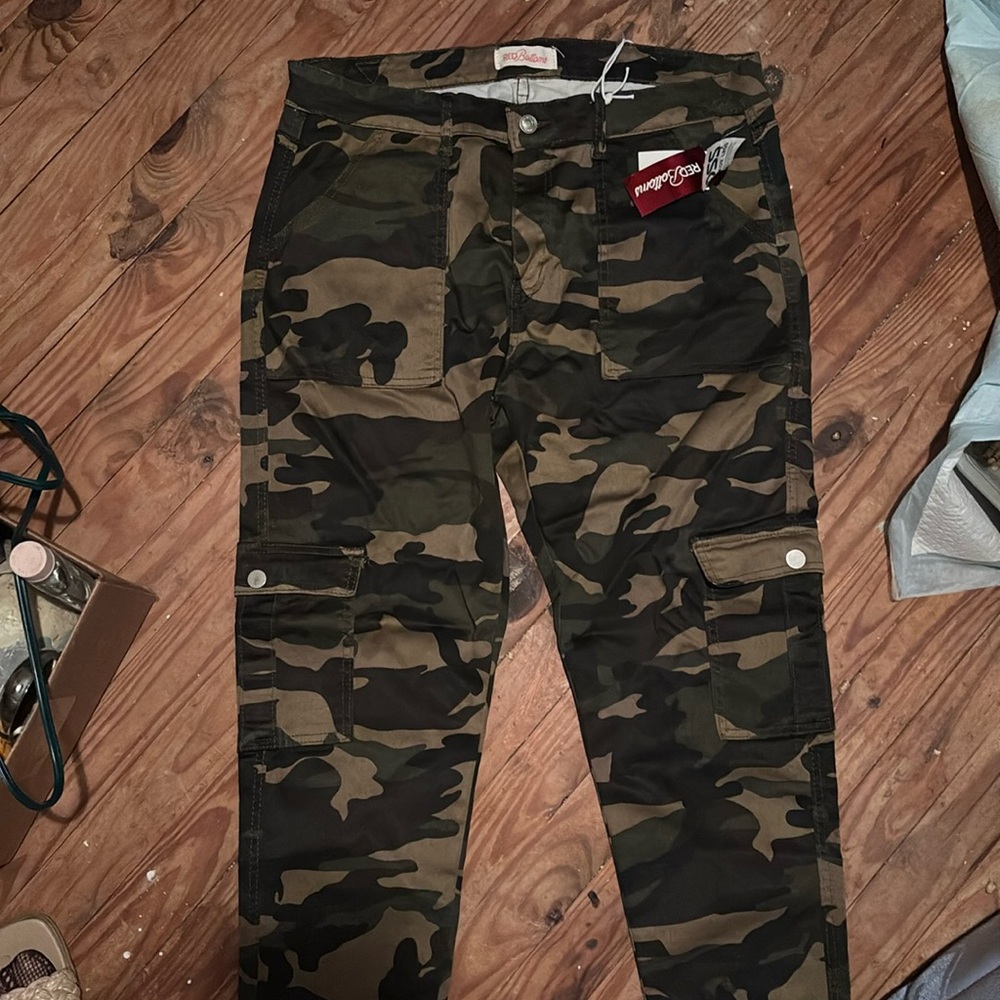 NWT Red Bottoms Camo Pants